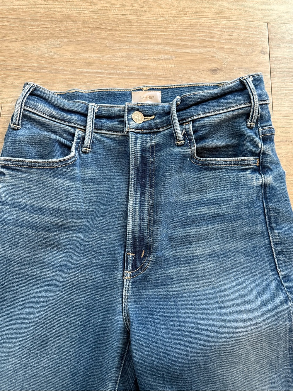 Mother The Hustler Ankle Fray Jeans - Picture 4 of 7